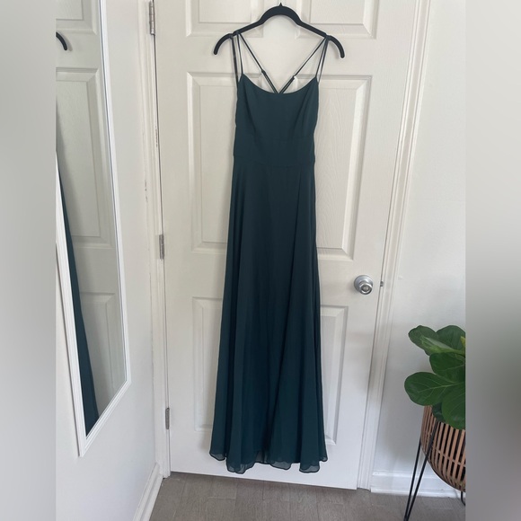 Lulu’s Mythical Kind of Love Dark Green Maxi Dress - Picture 3 of 8